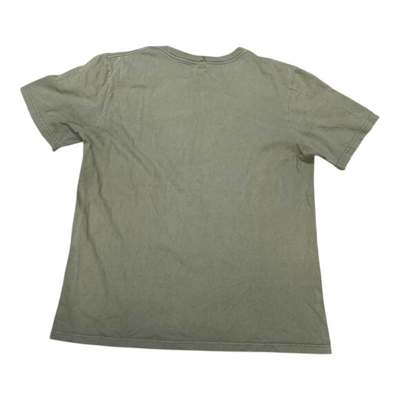 The North Face Olive Green Camo Logo Graphic Tee Shirt Short Sleeve Mens M READ - Picture 3 of 5